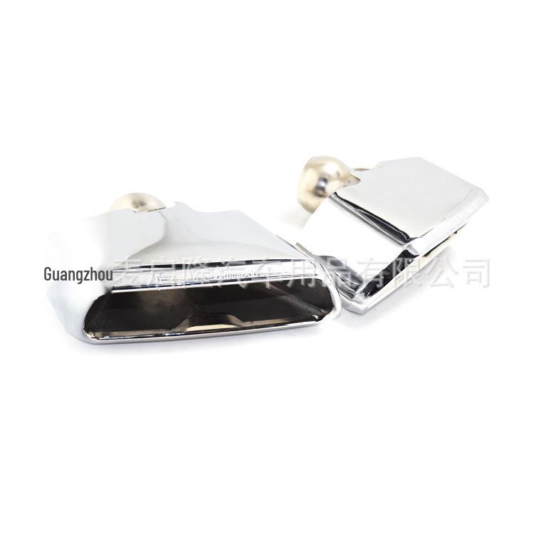 Compatible Stainless Steel Tailpipe for 18 BMW New 5 Series 525/530/540 G30/G38 - MP Square Design