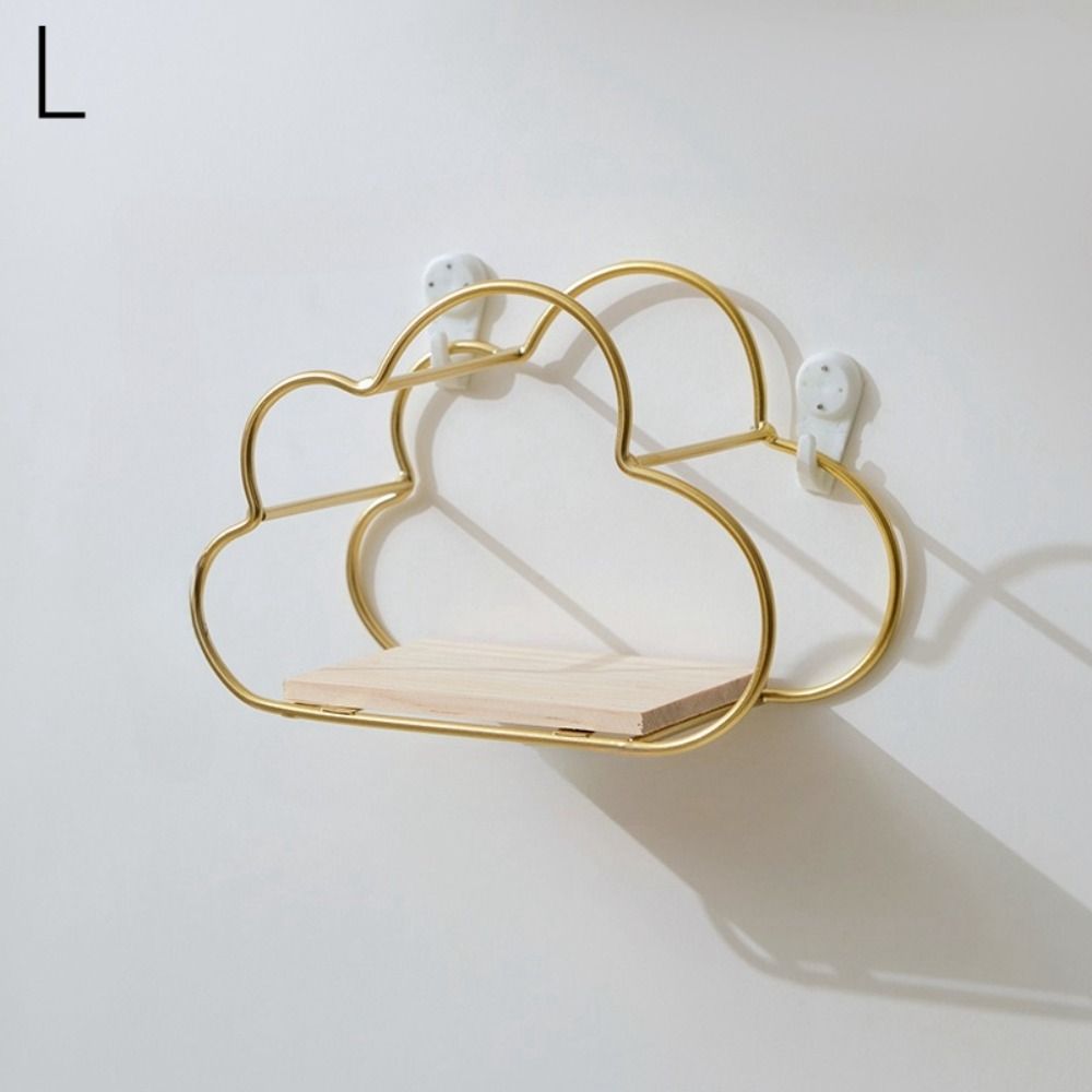 Decoration Bathroom Finishing Rack Floating Shelves Kids Room Shelf Wall Shelf Iron Storage Rack