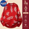 Мужской красный свитер NASA MARVEL на китайский Новый год