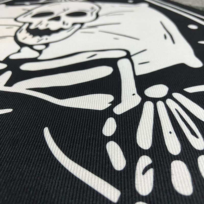 120 см Хэллоуин Готические демонические ковры Черепа Крест-пол Нескользящие коврики в стиле панк