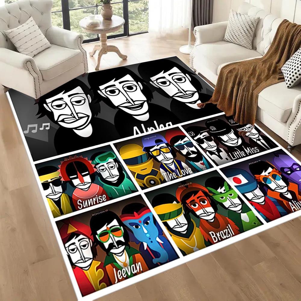 Incredibox Floor Rug Office Rug Suitable for Balcony Kitchen Outdoor Game Room Anti-slip Rug Decorate Offices Perfect Gift for Friends & Family