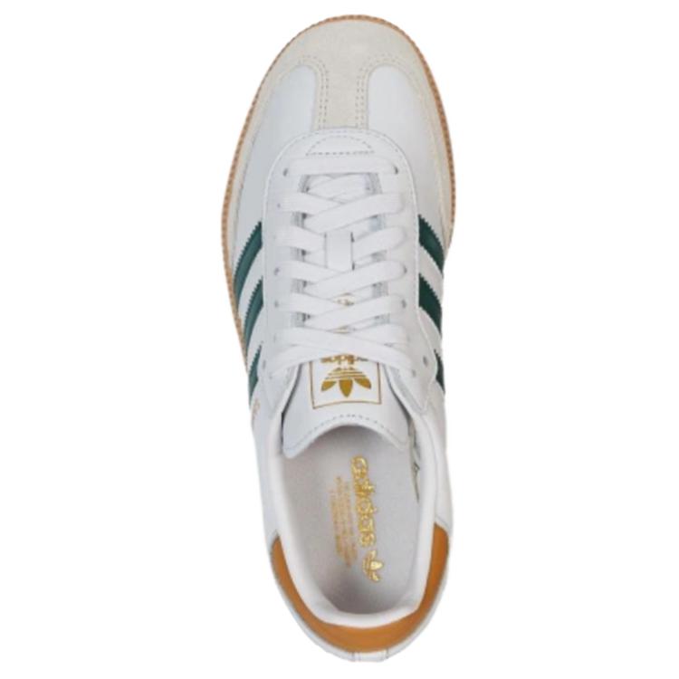 Adidas Originals Samba Og Synthetic Leather Comfortable Fashion Trendy Versatile Low-Top Lifestyle Casual Shoes Unisex sneaker White Green JH6195