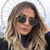 New Fashion Square Sunglasses for Women Retro Metal Sun Glasses Men Outdoor Driving Eyeglass Luxury Brand Design Uv400