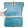 HERMES Serie button Togo Dogon GM Purse Blue Togo Used