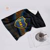proof beach towel with Club Atlético Boca Juniors pattern - soft,absorbent,quick-drying,machine washable - perfect for swimming,camping,bathing