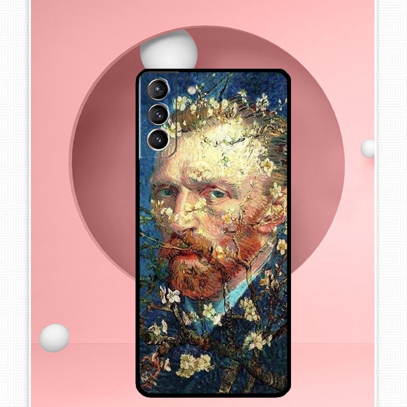 Van Gogh Starry Night Cover For Samsung Galaxy S23 S24 Ultra S8 S9 S10 S22 Plus Note 10 20 Ultra S20 S21 FE Case