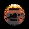 Universal Motorcycle Mechanical Dual Odometer Speedometer Gauge Speed Line Interface Metal Chrome for Harley Bobber Chopper Cafe