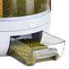 Grains Separate Storage Box Sealed Rotating Rice Bucket Home Insect Damp Proof Rice Storage Tank L 27x27cm 10.6x10.6in