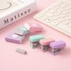 Mini Stapler for Paper File Metal Stapler Set with 500pcs 10# Staples Cute Stationerys Kits School Office Binding Supplies