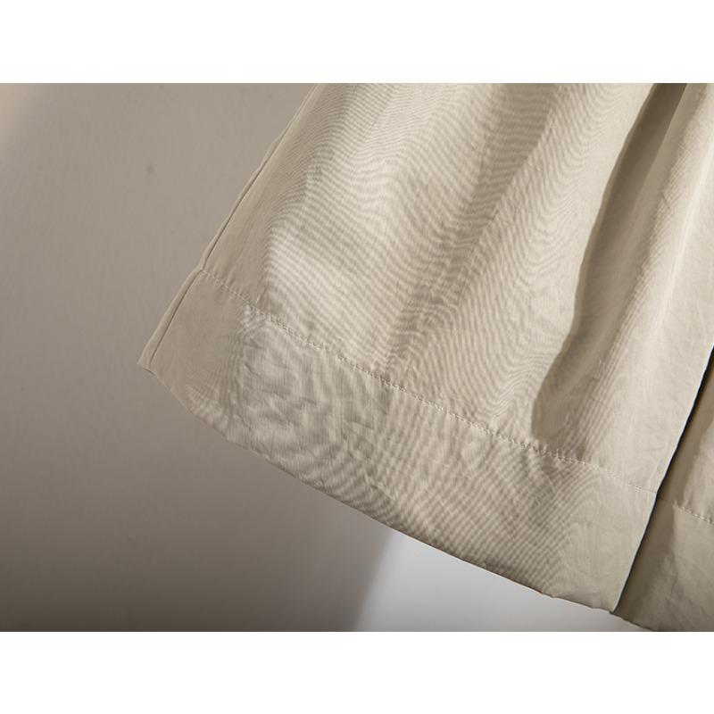 DIMANAF 2025 Шорты больших размеров Летние женские брюки с широкими штанинами Однотонные Свободные с высокой талией Повседневные шорты Базовые Шаровары Новые