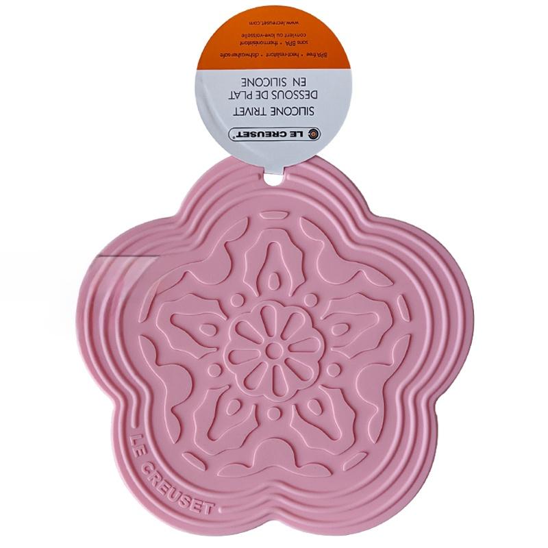 Le Creuset Cool Color Термостойкий силиконовый коврик Высокотемпературный коврик для стола Противоожоговый коврик для кастрюль Подставка для обеденного стола