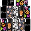 Чехол для телефона Samsung Galaxy S24 S23 iPhone 15 14 Xiaomi Redmi Note 13 12 11 8 10 9 Pro Max Plus X XR OPPO A15 Huawei Cute Dog Paw Cat Cover