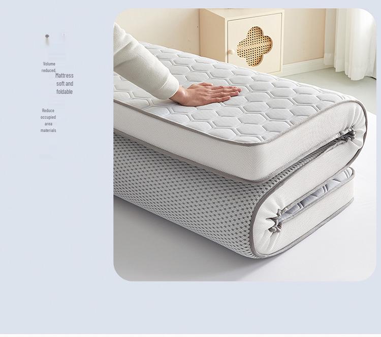 Thick Soft Latex Tatami Mattress Pad for Dorms and Single Beds