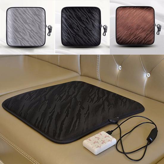 Car Seat Warmer Heating Evenly Plug And Play Non-slip Fast-Heating Switch Control Keep Warm USB 12V Heated Car Seat Cushion for Automobile