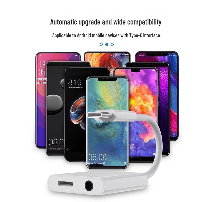 3,5-мм аудио- и зарядный адаптер для iPhone 15/16 - Совместим с Type-C/USB-C