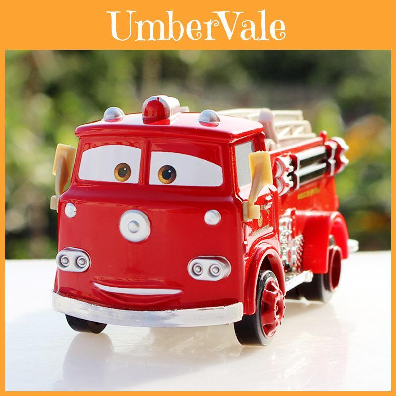 Deluxe Disney Pixar Cars Red Fire Engine Toy Model Perfect For Storytelling Racing Play