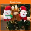 Adorable Santa Claus Plush Toy With Wrist Paddle Bracelet Soft And Short Plush Material