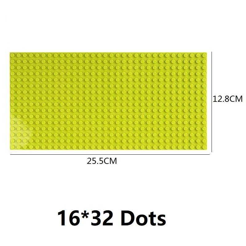 Single Double Sided Building Plates 32X32 16X16 16X32 Dots Diy Simulated Scene Building Block Base Compatible With Major Brands