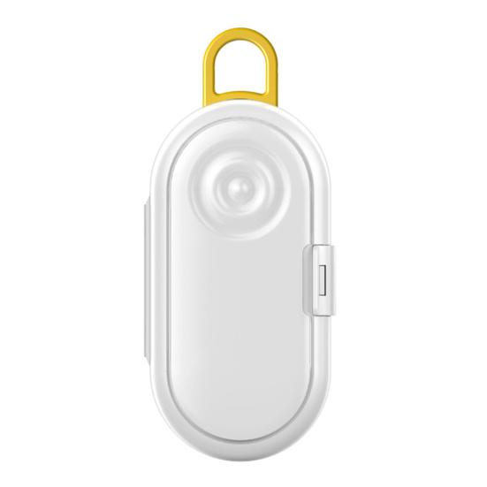 Mini Portable Pill Box Durable Construction 3 Grids Easy To Carry Multipurpose Tablet Medicine Organizer Earplugs Protector Case