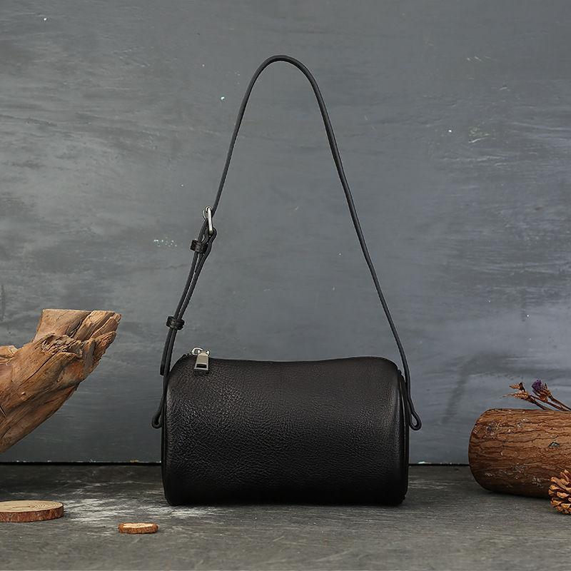 Genuine Leather Shoulder Bags for Women Vintage Pillow Bag Casual Fashion Crossbody Bag Purse GZW