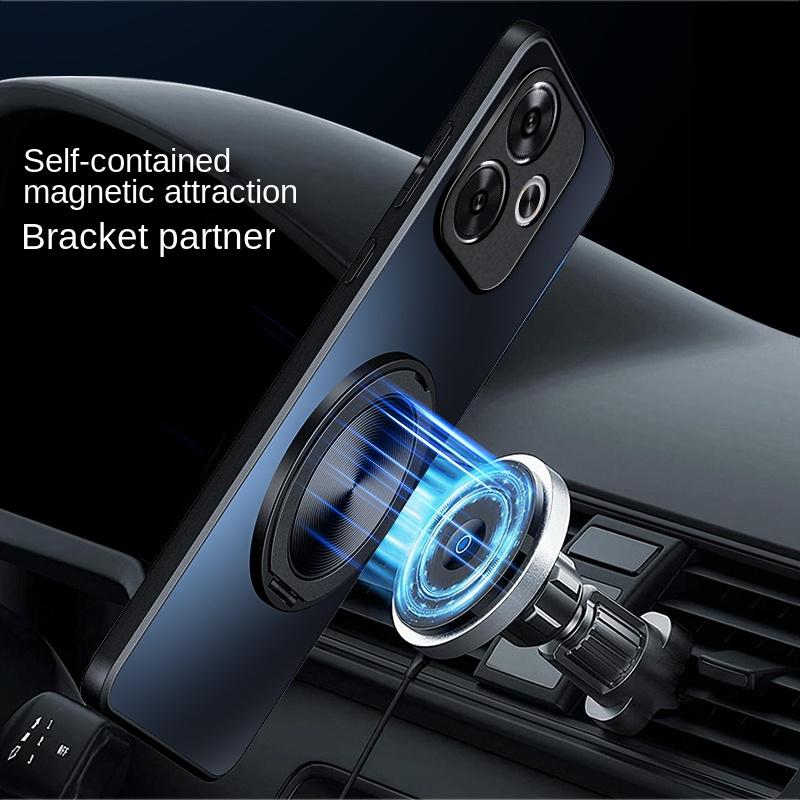 Для OPPO Realme GT 6 6T чехол жесткий AG матовый с кольцом магнитный защитный чехол для OPPO Realme GT Neo 6 Se Neo6 Shell