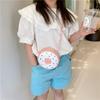 Cute Girl Small Bag 2025 New Cute Child Change Messenger Bag Cartoon Donut Shoulder Bag