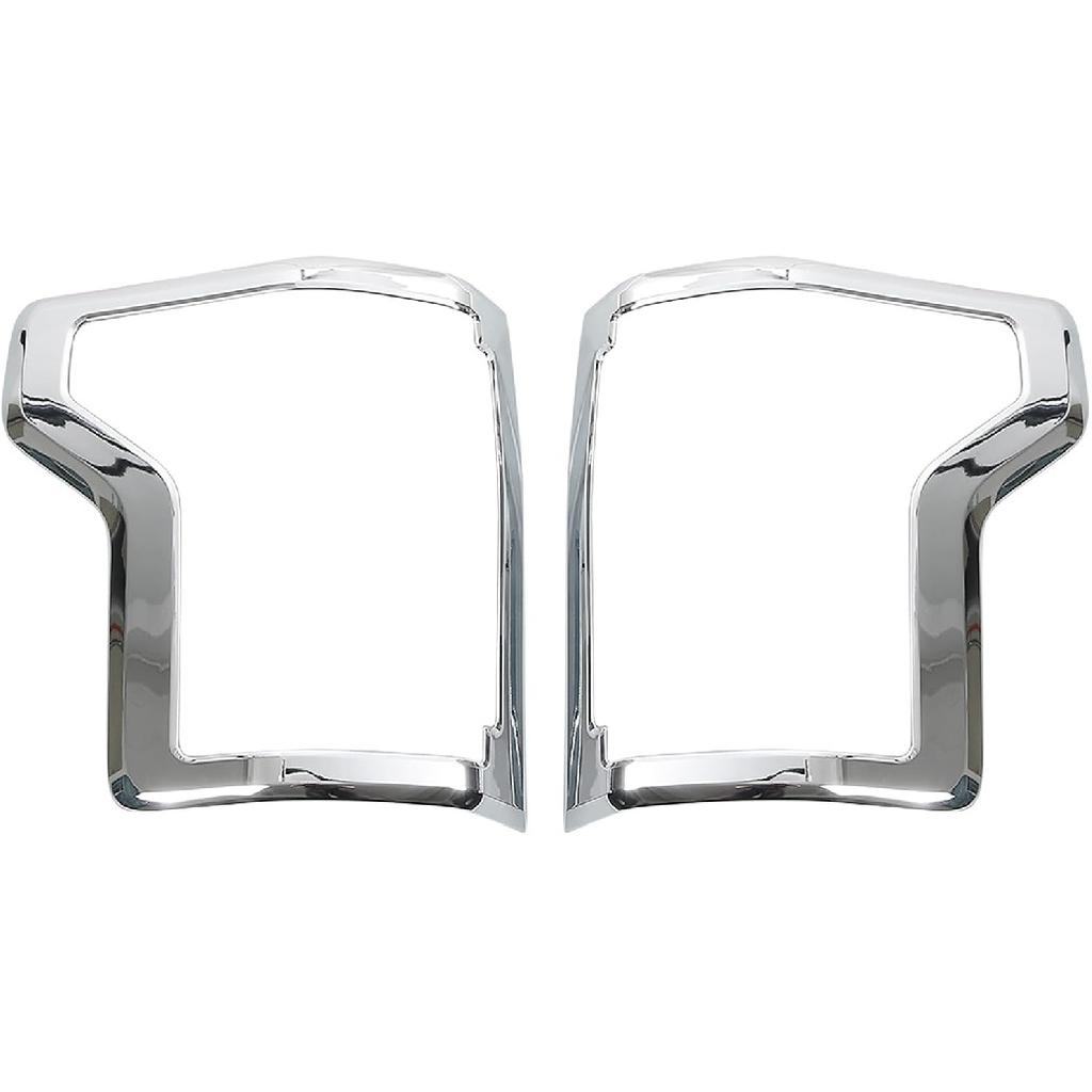 Rear Tail Light Trim Cover 2pcs Tail Light Lamp Cover Guard Trim Frame Compatible with Ford F150 2015-2020 Exterior Accessories Tail Lamp Shell