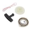 Starter Pulley Replacement Pull Start Pulley Spring Grip Rope Kit for Husqvarna 445e 450 455 460