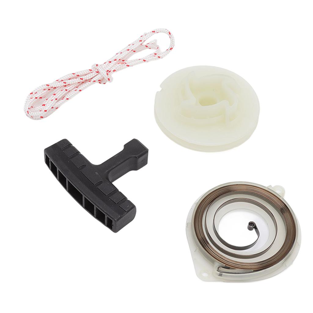Starter Pulley Replacement Pull Start Pulley Spring Grip Rope Kit for Husqvarna 445e 450 455 460