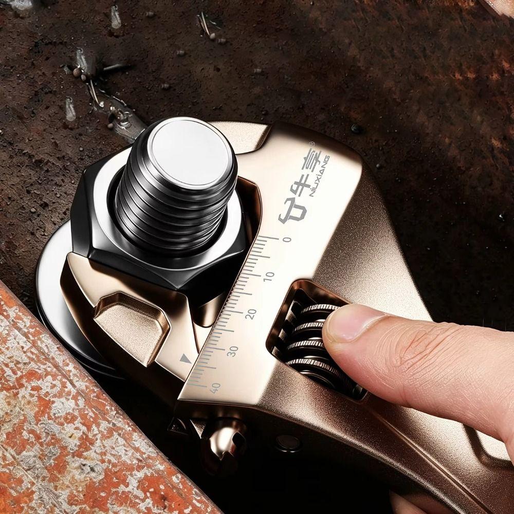 Long Handle Adjustable Wrench Carbon Steel Universal Wrench Car Repair Wrench Motorcycle Repair