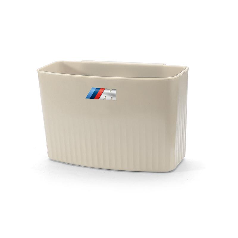 Car ABS Plastic Hanging Multi-Functional Storage Box Trash Can Accessories For BMW E90 G80 M3 G30 M5 F82 F83 F20 F21 G42 F95 F96