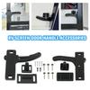 Universal RV Camper Screen Door Latch Right Hand Handle Kit For Travel Trailer Motorhome Black Plastic