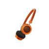 DOOACE Беспроводные Bluetooth-наушники, Ретро-модный стиль, Bluetooth 6.0, Двухрежимное подключение по проводу и Bluetooth, Оранжевый, Зарядка Type-C