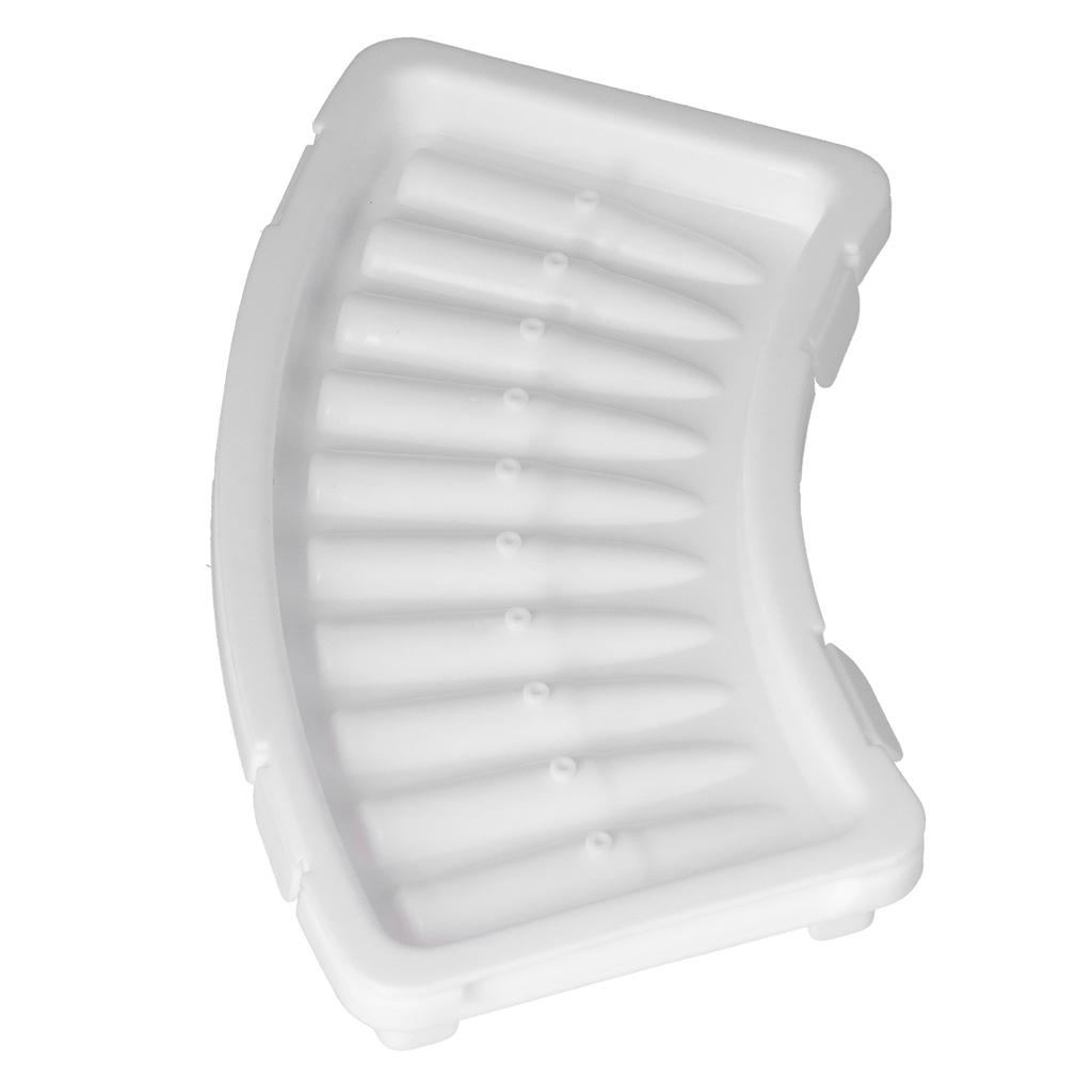 2Pcs Innovative Shaped Ice Tray with Lid White Multifunctional Ice Maker Mold for Home Summer