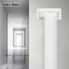 Tuyau de ventilation - KOTARBAU - 500 mm - Tube rond en PVC - Blanc - Intérieur