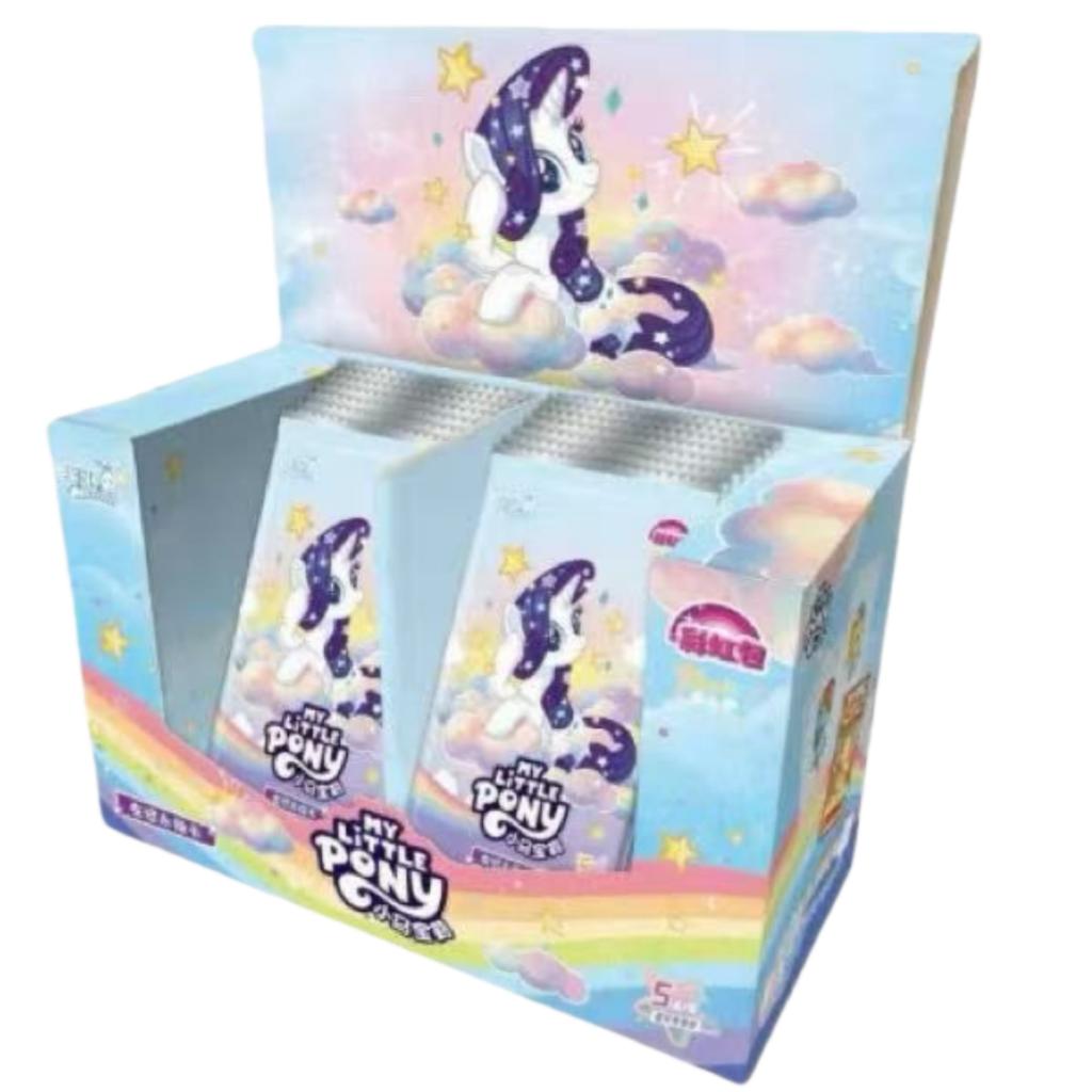 Authentic My Little Pony Series Card Shine Moon Pack Episode 5 Fluttershy Twilight Sparkle Anime Collection Card Toy Gift
