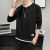 Свитер мужской весна осень одежда носить универсальный мужской круглый вырез мужской свитер мужской весна