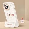 Cookie Man Suitable for 16promax IPhone Case Iphone15 Invisible Bracket 14 Silicone 13/12 Cute 8