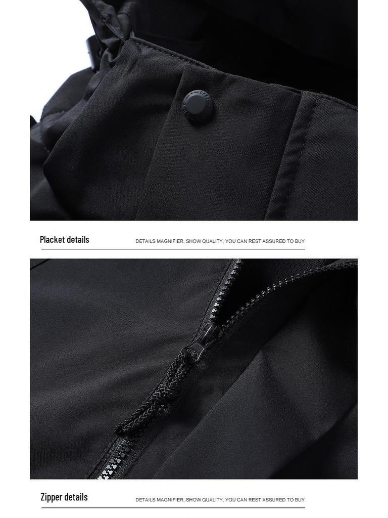 Мужская повседневная спортивная куртка с капюшоном для молодежи, 2024