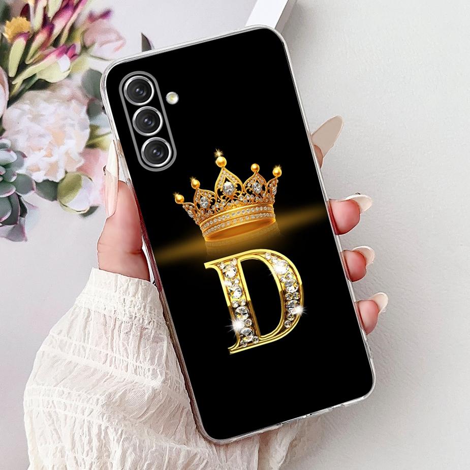 Чехол для Samsung Galaxy S24 FE S24 Plus Новый Чехол с Буквами Короны Мягкий Тонкий Чехол для Телефона Для Samsung S24 Ultra S 24 S24+ S24FE Корпус