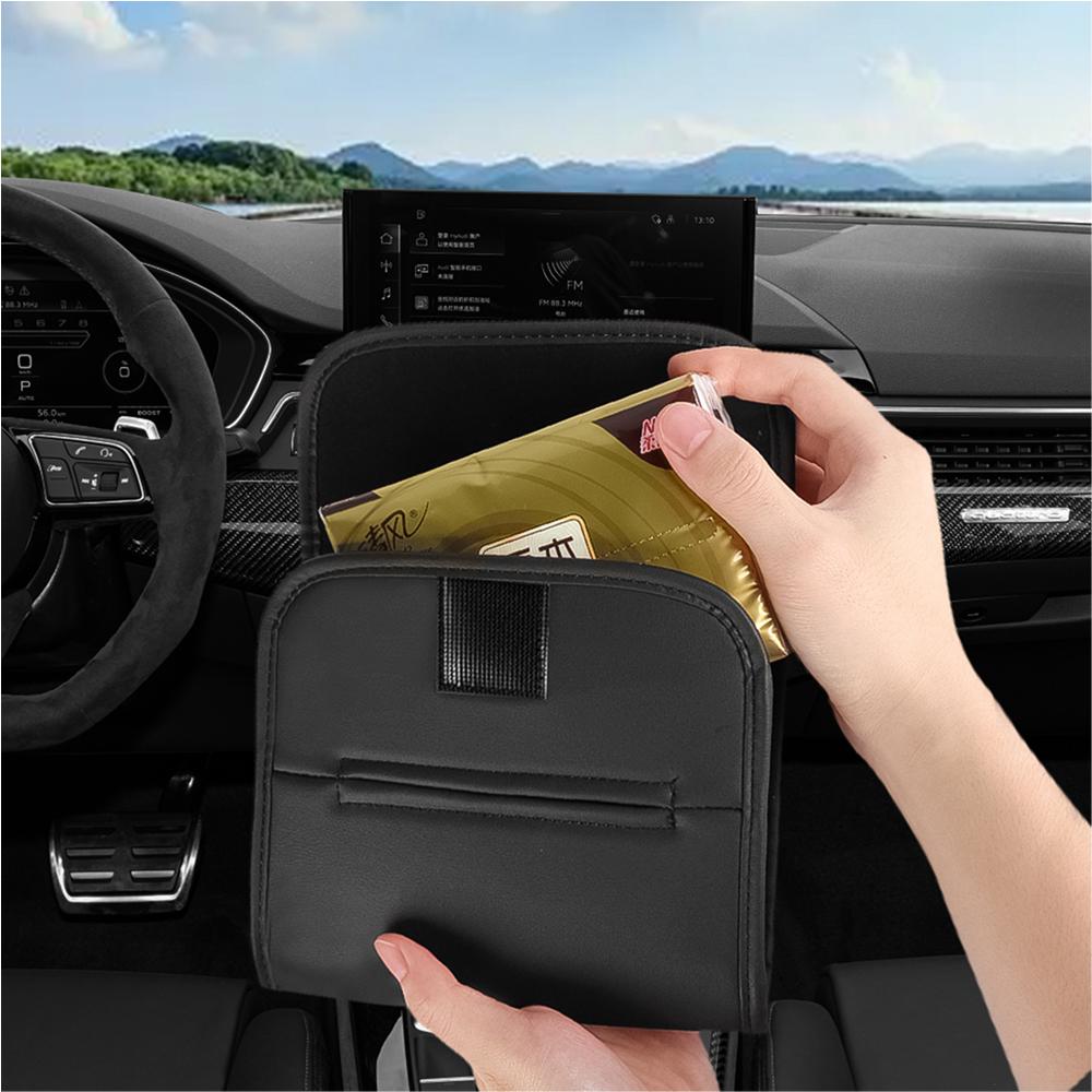 Car Tissue Box Car Seat Back Tissue Hanging Storage Bag For Mitsubishi ASX EVO Lancer EX Montero Mirage Outlander Grandis Pajero