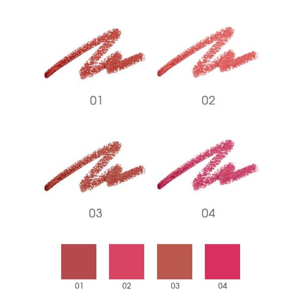 MiMC Mineral Crayon Lip Lipstick 04 Noble Red