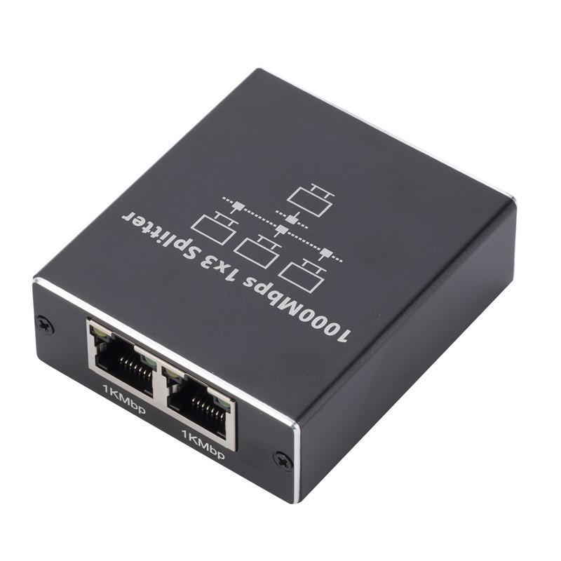 Разветвитель сетевого кабеля RJ45 Gigabit: Адаптер 1-в-3 для широкополосной маршрутизации