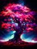 5D Diy Diamond Painting Tree Embroidery Mosaic Fantasy Landscape Full Square Round Home Decor
