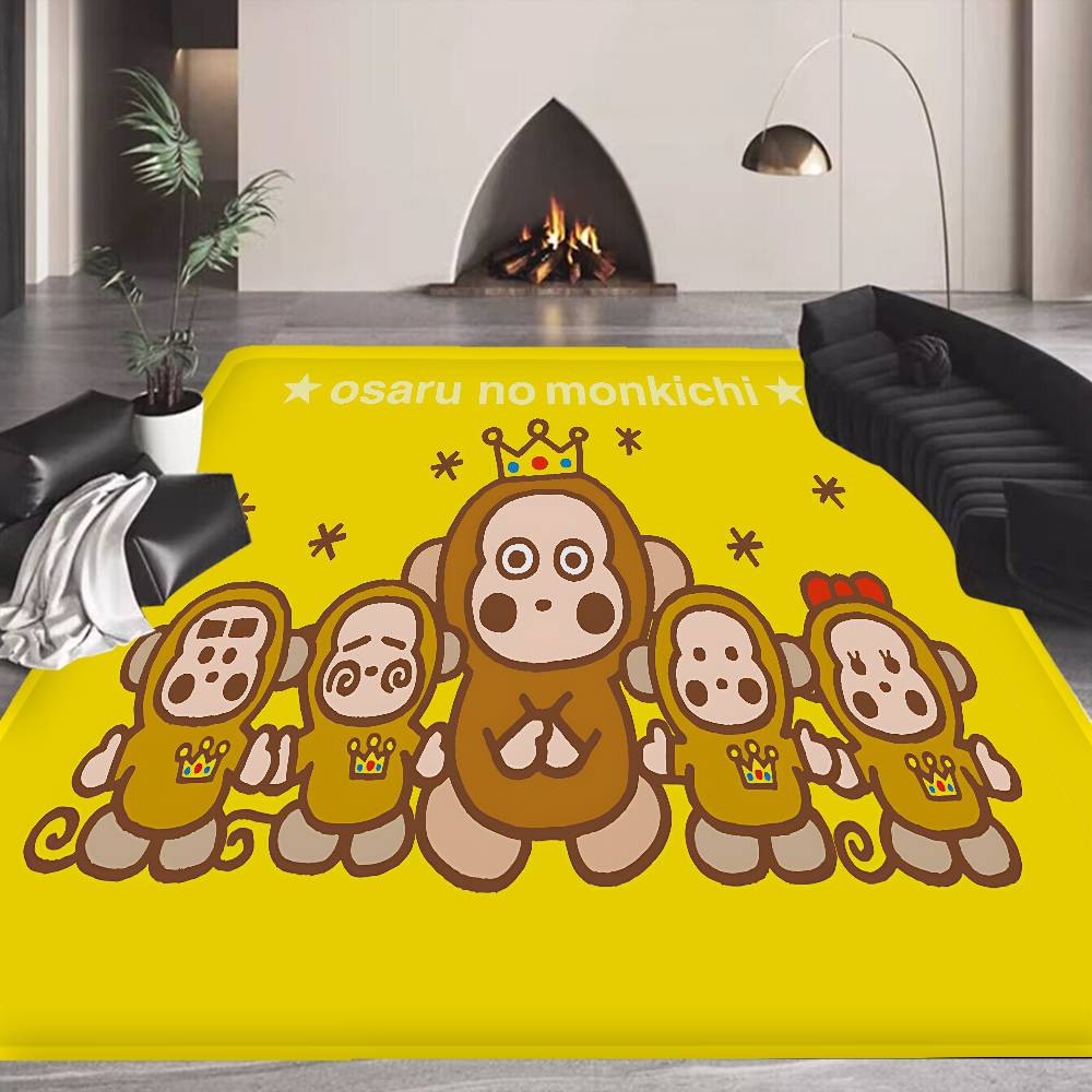 T-Tappu-kun Bathroom Mat INS Style Soft Bedroom Floor House Laundry Room Mat Anti-skid Welcome Doormat