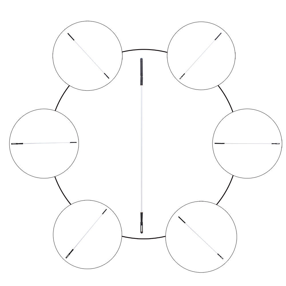 Стальной шомпол для чистки тромбона, пластиковая ручка, аксессуарная часть