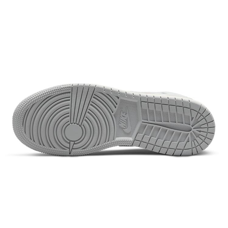 Jordan 1 Mid SE Craft Вывернутый Белый Серый GS DQ3726-100