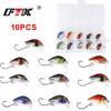 FTK Искусственная приманка 10 шт. Мини-коробка Каменная блесна Рыболовная приманка Искусственная приманка Микро-приманка для ловли на камнях