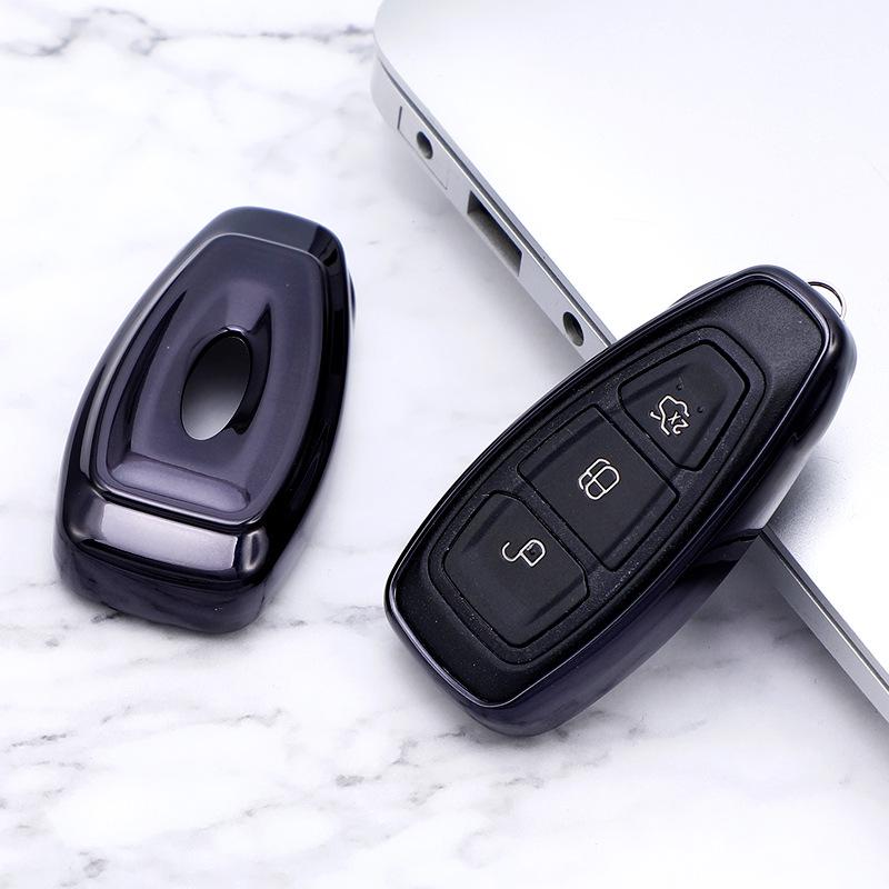 TPU Protective Ford Key Case for Kuga, Focus, EcoSport, Escort, and Mondeo