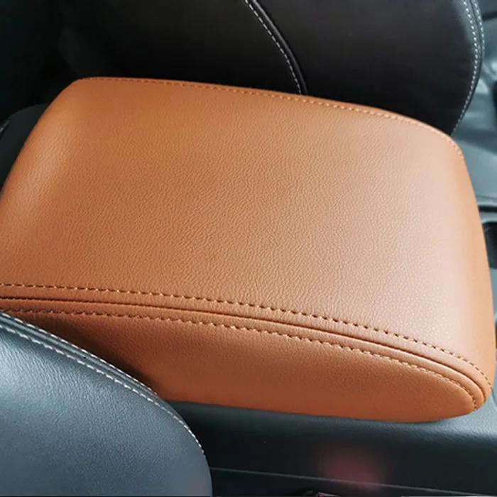 Car Armrest Box Cover For MG4 EV 2022 Mg 4 EH32 2023 Central control PU Leather protective pad Interior modification accessories